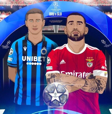 Preview Pertandingan Babak 16 Besar Liga Champions: Club Brugge vs Benfica