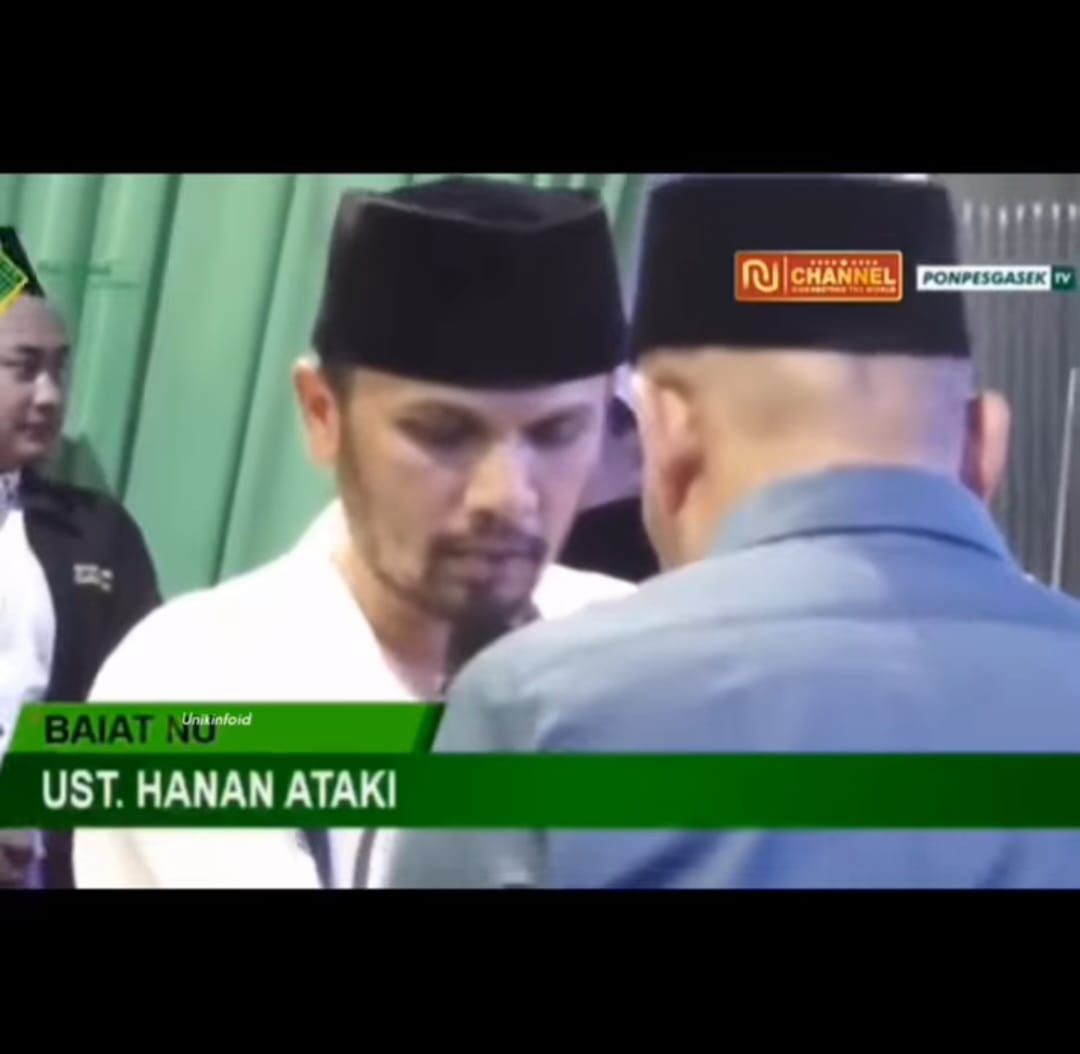 Masuk NU, Proses Baiat Ustaz Hanan Attaki Ramai Disorot: Kayak Mualaf