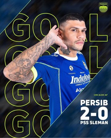 Hasil BRI Liga 1 Persib vs PSS Sleman: Menang 2-0, Maung Bandung Kembali Puncaki Klasemen