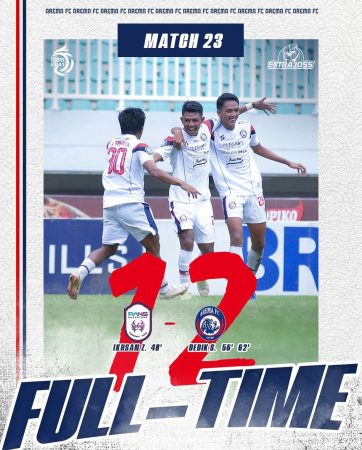 Hasil RANS Nusantara vs Arema FC: Singo Edan Menang 2-1