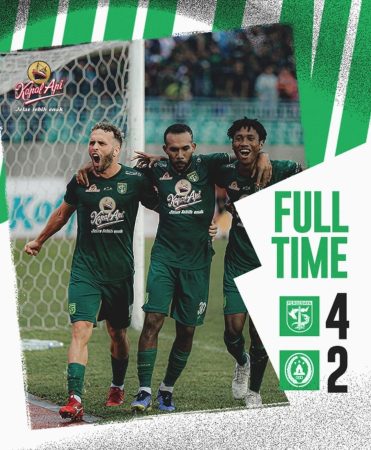 Hasil Pertandingan Persebaya vs PSS Sleman: Sengit, Bajul Ijo Menang 4-2