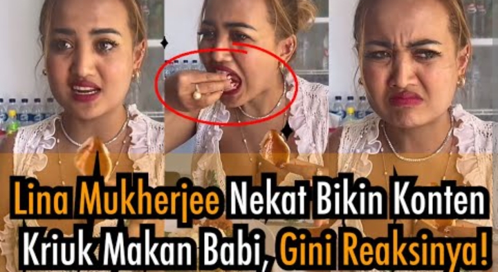 Lina Mukherjee Bangga Makan Babi, Netizen: Manusia Ga Beradab