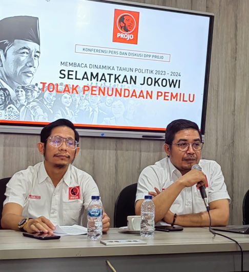 Projo sebut Jokowi lebih Cenderung ke Prabowo ketimbang Ganjar