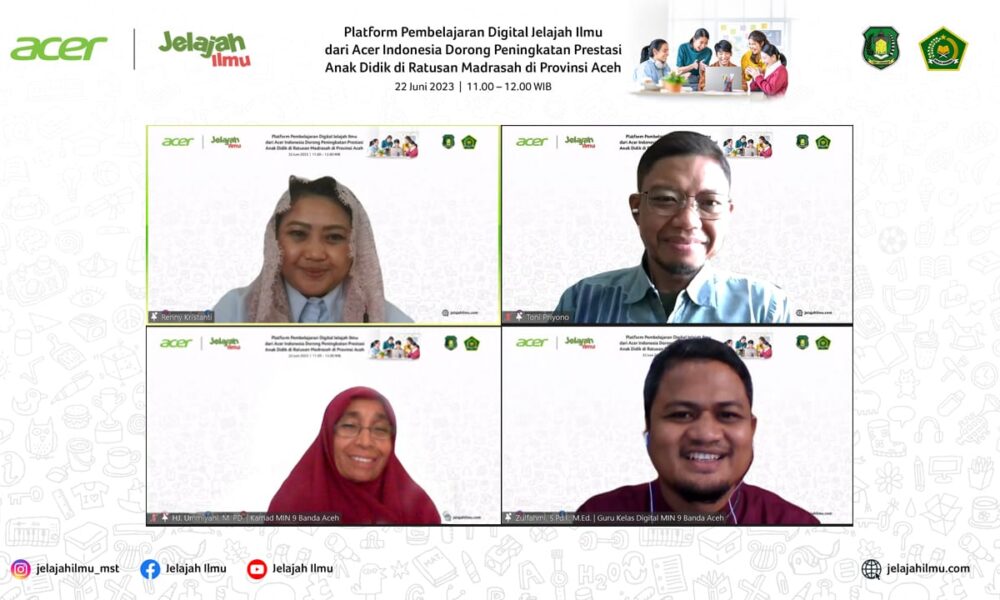 Platform Jelajah Ilmu Dorong Peningkatan Prestasi anak didik di Aceh melalui Pembelajaran Digital