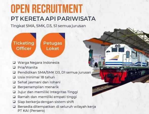 PT KAI Buka Lowongan Pekerjaan, Cek Persyaratnya Disini