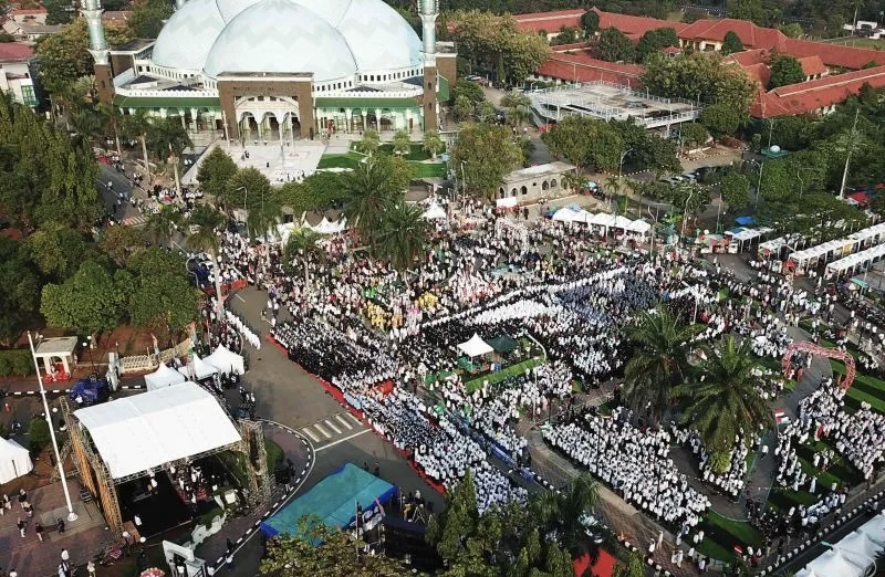 15 Ribu Santri Kota Tangerang Gelar Doa Bersama untuk Palestina