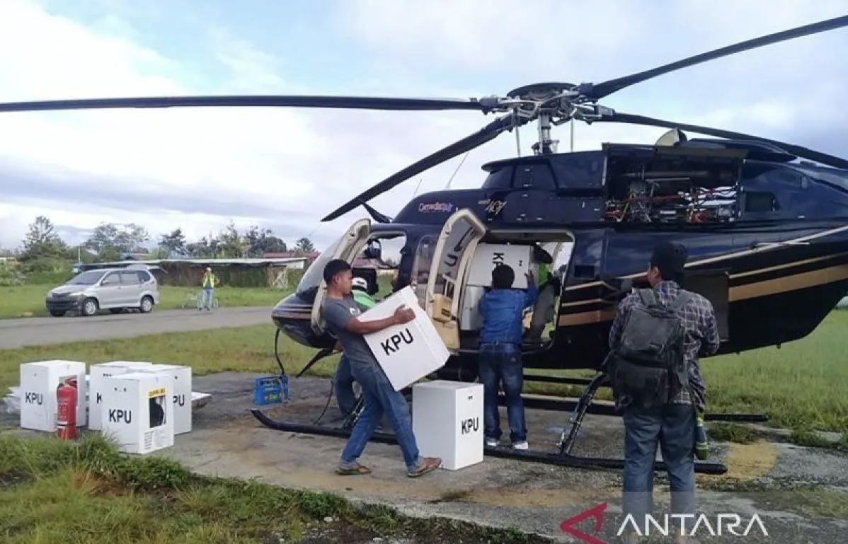 Ketua KPU Papua: Biaya Kirim Logistik Pemilu di Papua Rp150 Juta per TPS