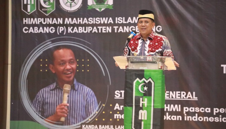 Pj Bupati Tangerang Hadiri Acara Pelatihan HMI Tingkat Nasional