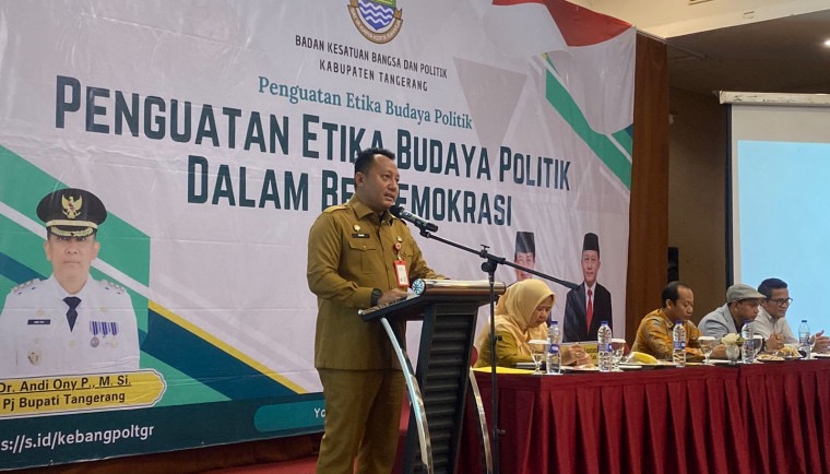 Kesbangpol Kabupaten Tangerang Dorong Etika Budaya Politik Positif Menuju Pilkada 2024