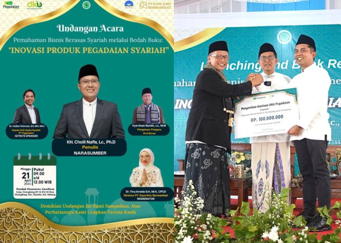 Launching Buku, Pegadaian Syariah Dorong Pemahaman Bisnis Syariah di Ponpes Annibras