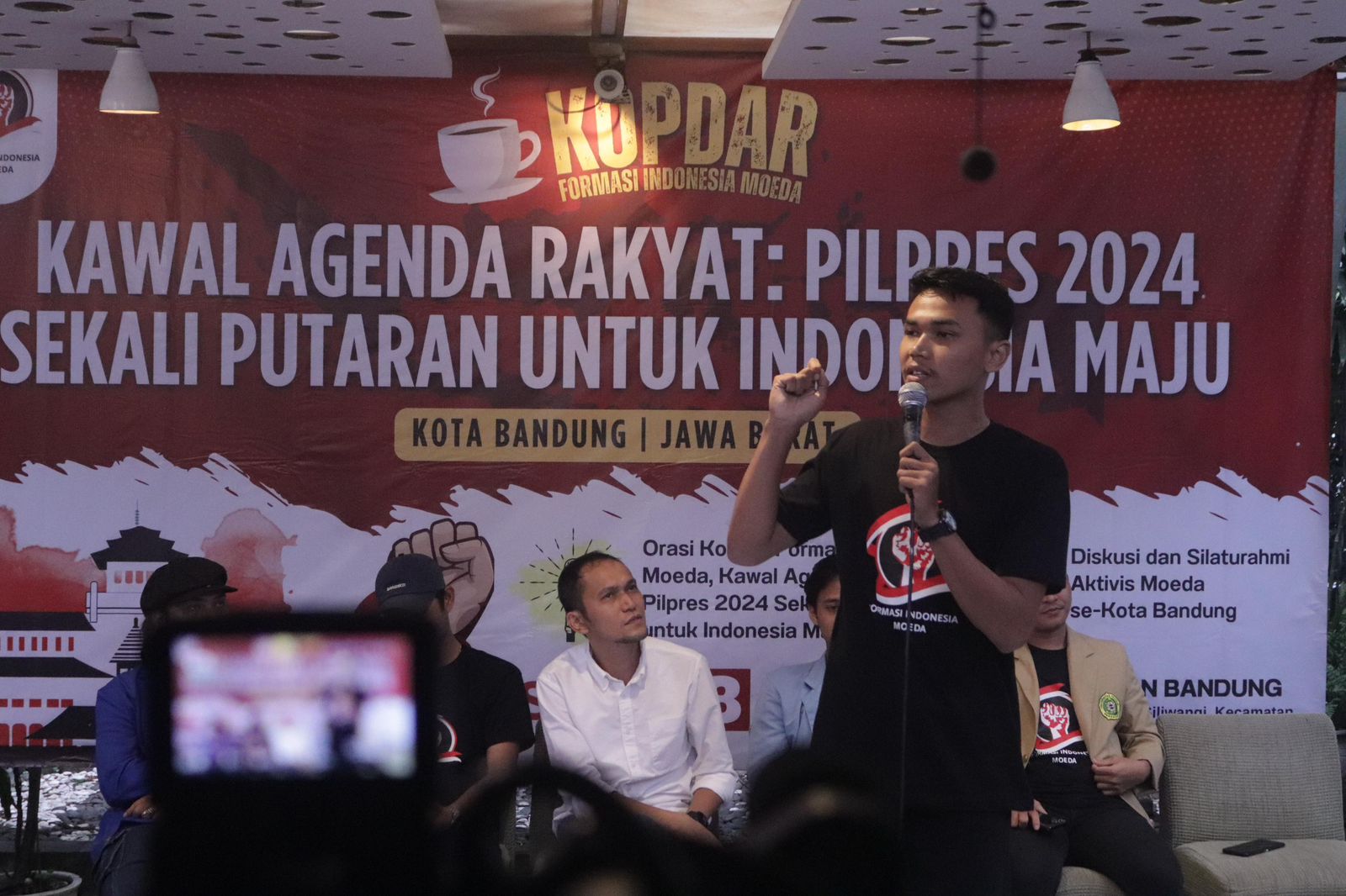 Ratusan Aktivis Mahasiswa Konsolidasi di Kopdar FIM untuk Pilpres 2024 Sekali Putaran