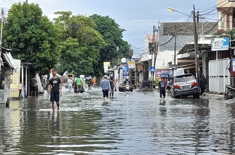 Penyempitan Drainase Penyebab Banjir di Kota Serang