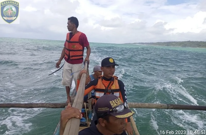 Basarnas Banten Sisir Nelayan yang Alami Kecelakaan Laut