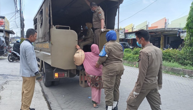 Satpol PP Kabupaten Tangerang Amankan 16 PMKS dalam Penertiban Trantibumas