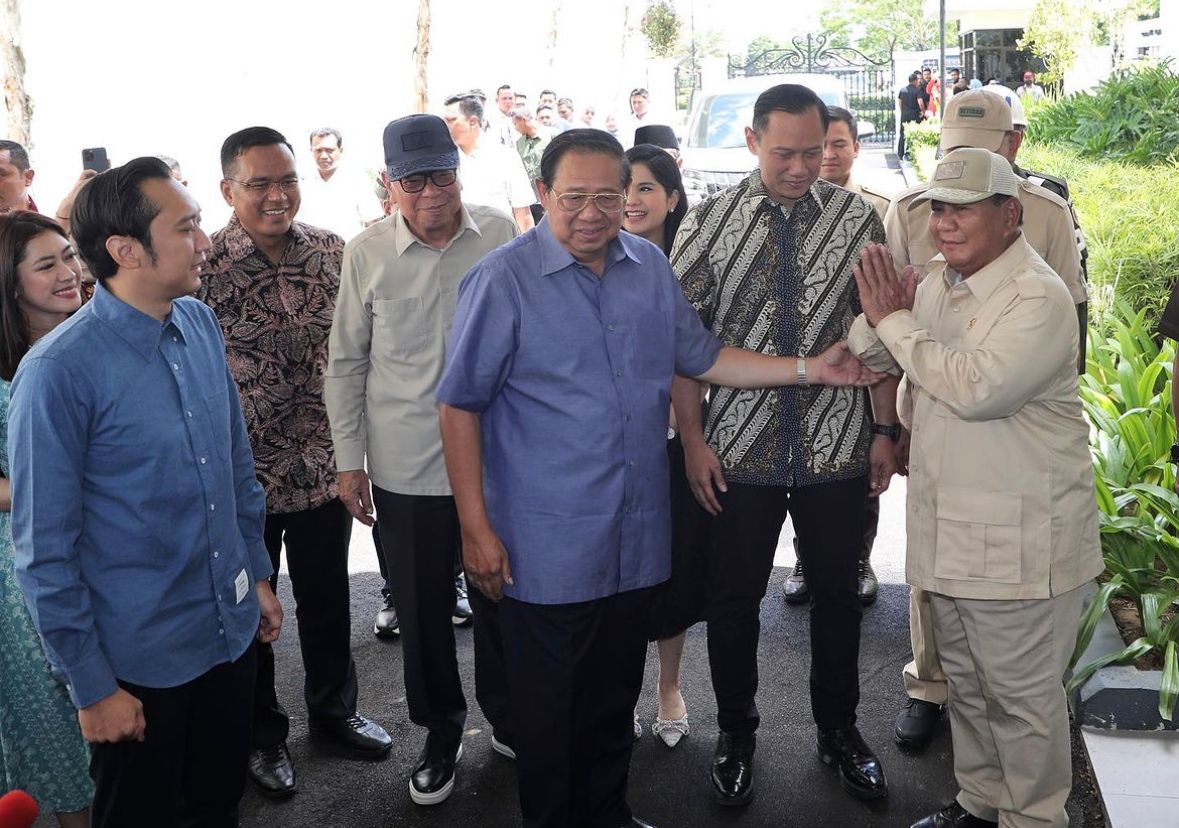 Pertemuan Prabowo dengan SBY Disebut Bahas Komposisi Kabinet dan Posisi AHY