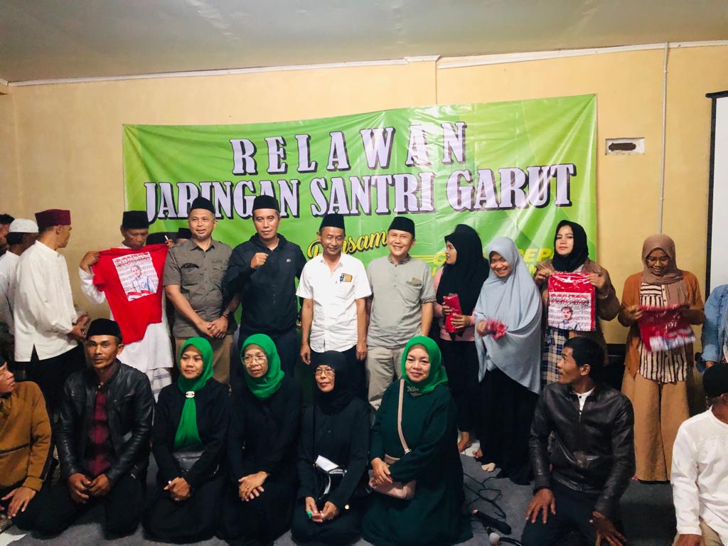 Jaringan Santri Garut Deklarasi Dukung Ganjar-Mahfud dan Gelar Do'a untuk Kemerdekaan Palestina