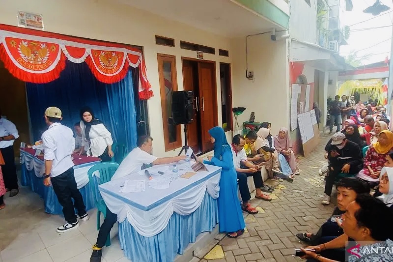 1.130 Warga Larangan Utara Tangerang Hadiri Pemungutan Suara Susulan