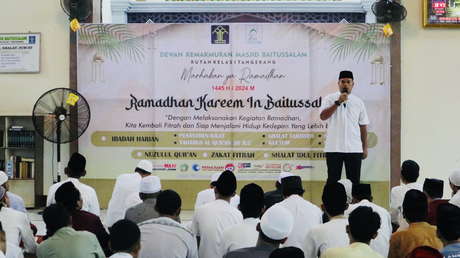 Antusiasme Warga Binaan Rutan Kelas I Tangerang Gelar Shalat Tarawih