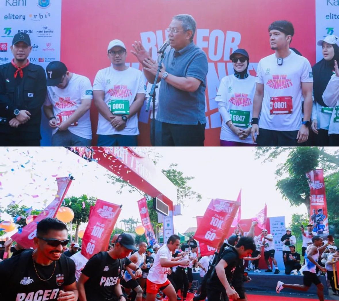 Pemkot Tangsel Gelar Run for Humanity: 1.350 Pelari Berbagi Kebaikan untuk Palestina