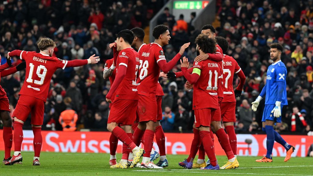 Liverpool Menang Telak 4-0 dan Melaju ke 16 Besar Liga Europa