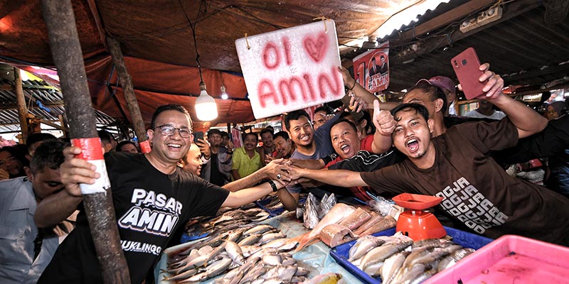 Anies Baswedan Kampanye di Lubuklinggau, Bahas Penurunan Omzet Pedagang Pasar