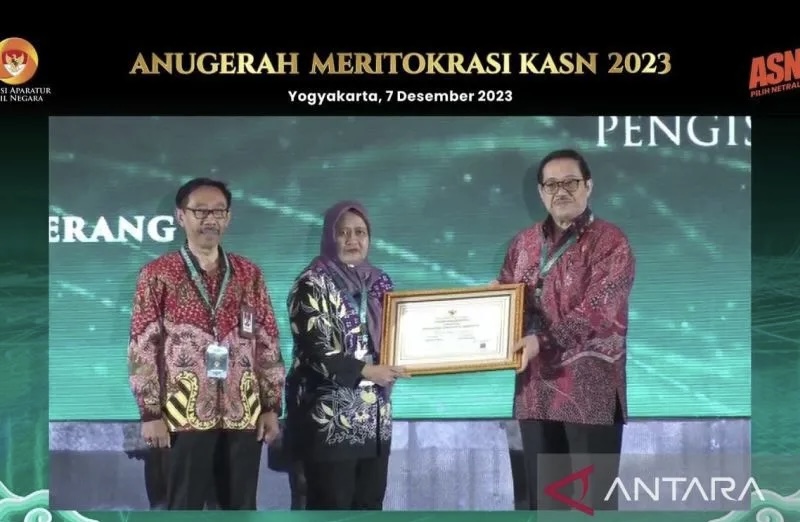 Pemkab Tangerang Raih Dua Anugerah Meritokrasi 2023 dari KASN