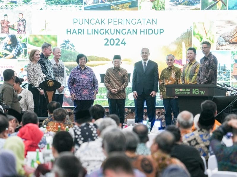 Puncak Peringatan HLH 2024, Ma'ruf Amin Ajak Elemen Bangsa Perkuat Komitmen Jaga Lingkungan