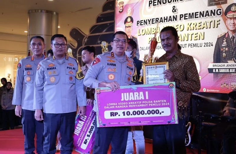 Polda Banten Gelar Lomba Video Kreatif, Ajak Masyarakat Ciptakan Pemilu Damai