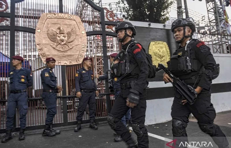 2.120 Personel Gabungan Diterjunkan untuk Amankan Debat Perdana Capres 2024