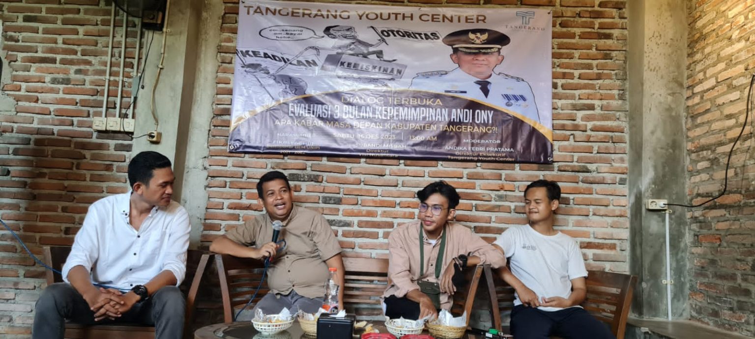 TYC Gelar Dialog Terbuka Evaluasi 3 Bulan Kepemimpinan Andi Ony di Kabupaten Tangerang