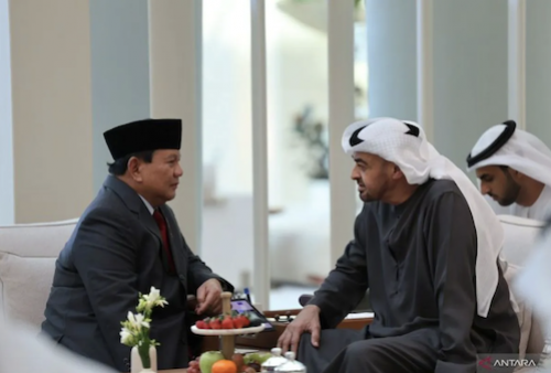 Prabowo Bahas Kerja Sama Pertahanan dengan Presiden UEA