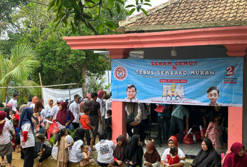 Cara Unik GSP Sosialisasikan Pilpres Sekali Putaran di Banten, dari Senam Gemoy hingga Sembako Murah