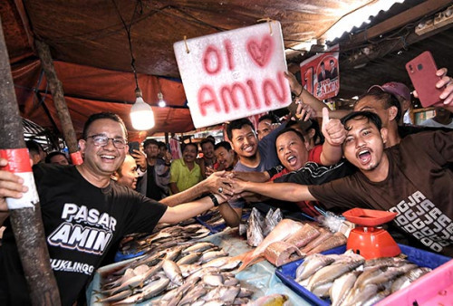 Anies Baswedan Kampanye di Lubuklinggau, Bahas Penurunan Omzet Pedagang Pasar